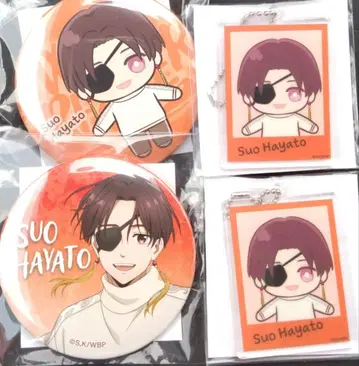 WINDBREAKER 소방 윈브레 세가 럭키 쿠지 캔뱃지 아크릴 키링