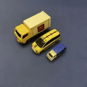 맥도날드 시마지로 청소차 3대 미니카