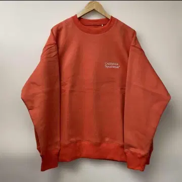 CALIFORNIA SPORTWEAR 속기모 맨투맨 오렌지 Msize