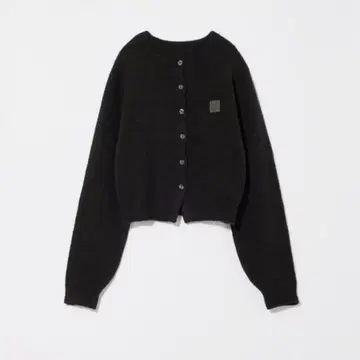 eaphi COMPACT LOGO KNIT CARDIGAN