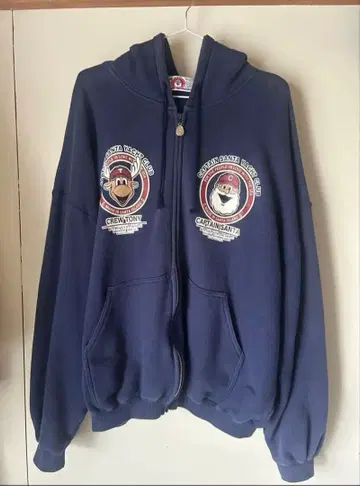 캡틴 산타 후드티 네이비