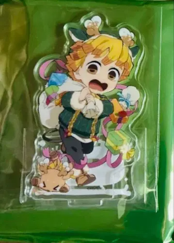 귀멸의 칼날 크리스마스 아크릴 스탠드 아가츠마 젠이츠