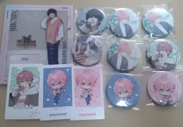 스토푸리 사토미 군 아크릴 스탠드, 캔뱃지, 카드