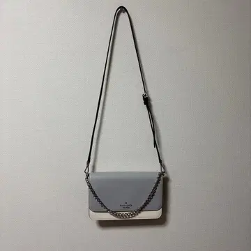 [ 미사용 새상품 ] kate spade 숄더백 그레이/화이트