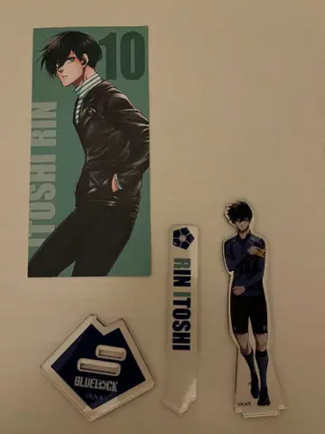 블루 록 이토시 린 아크릴 스탠드&카드