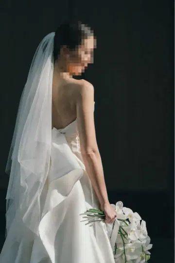 심플한 웨딩 베일