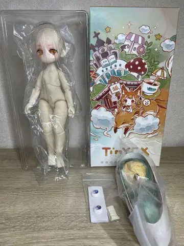 Tinyfox 개구리 헤드 바디 가발 아이만