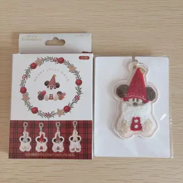 릴린린 랜덤 키체인 빨간색 2025 크리스마스 디즈니 리조트