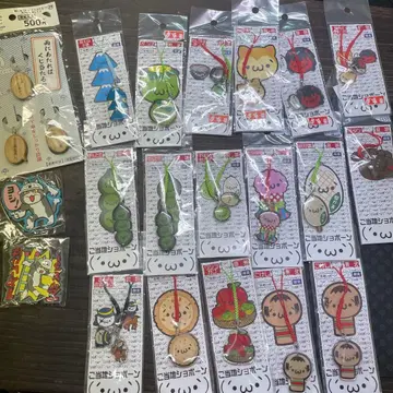 지역 한정판 쇼본 캐릭터 스트랩 세트 덤 포함