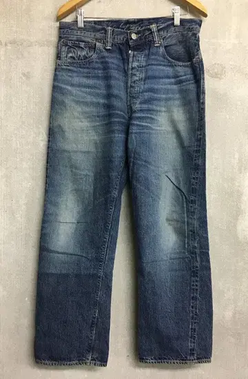 웨어하우스 품번 미상 아름다운 워싱 셀비지 데님 청바지 팬츠