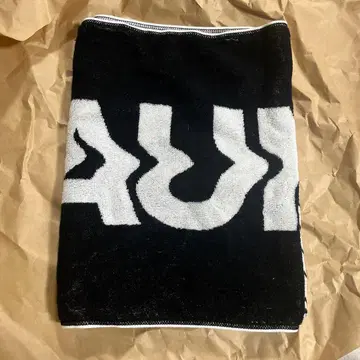 Vaundy 로고 자카드 타월 블랙 x 화이트