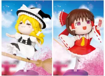 동방Project 유유코풍 SD 피규어 마리사 레이무 2개 세트