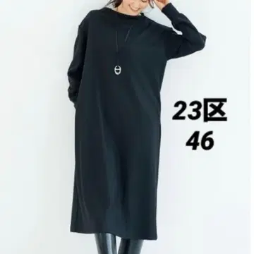 빅 사이즈 23구 리브 콤비 스무스 원피스 (자유구 ICB 쿠미교쿠)