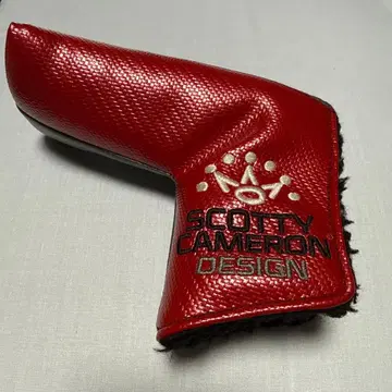 SCOTTY CAMERON 퍼터용 골프헤드커버 빨간색 그레이