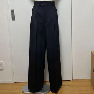 블랙 와이드 팬츠 여성용