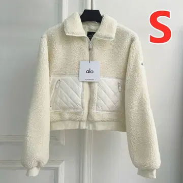 [새상품] ALO YOGA 신상 화이트 아우터 자켓 S