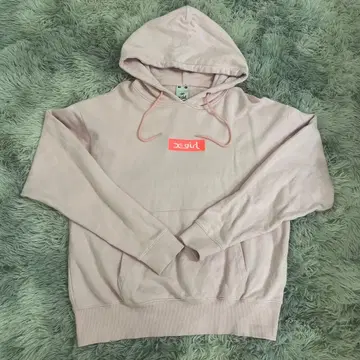 x-girl 핑크 후드티