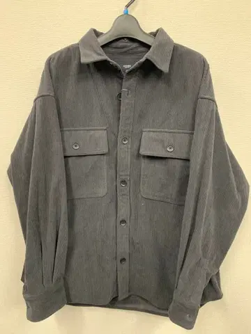 BEAMS HEART 코듀로이 긴팔 셔츠 자켓 S 그레이