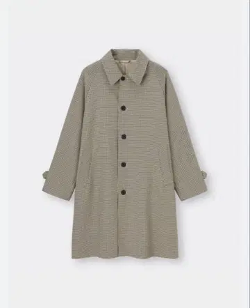 GU 체크 무늬 체스터 코트 3XL