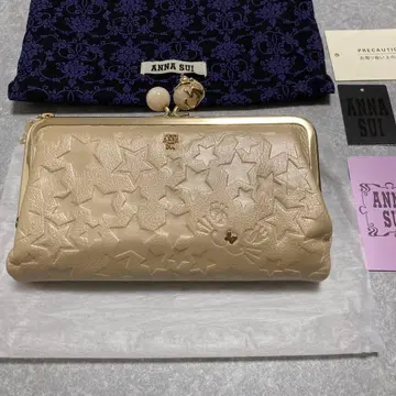 새상품 안나수이 ANNA SUI 플레이잉캣 외구금 지퍼 장지갑