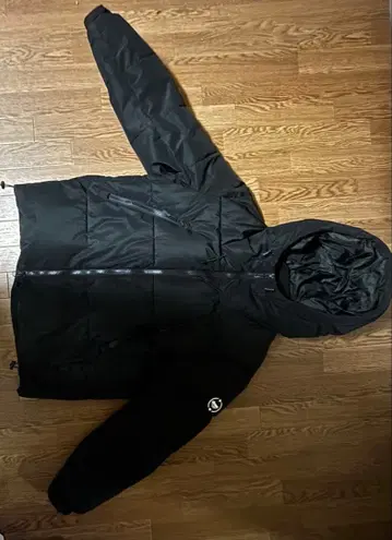 ZARA 블랙 다운 자켓 XL