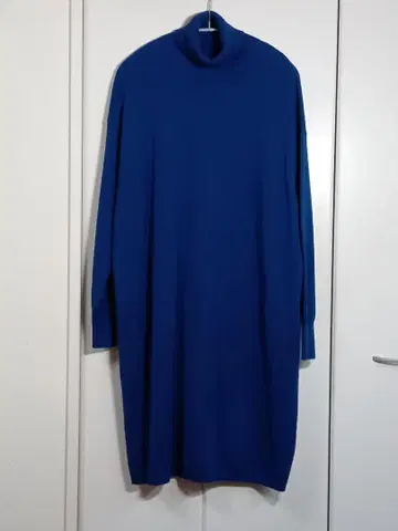 UTO 터틀넥 오버 사이즈 OP F 일본제 로얄 블루