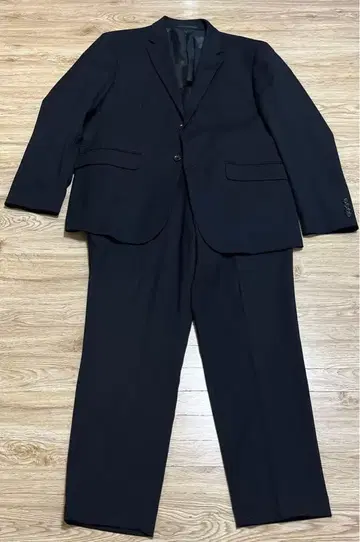 새상품급 GU 수트 셋업 남성용 XL 블랙 팬츠 기장 짧음