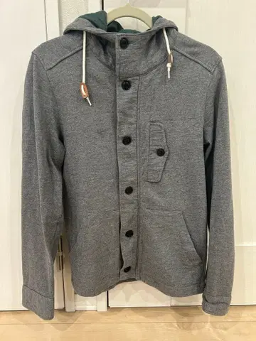 그린 레이블 릴랙싱 SLUB/CUT 데크 후드티