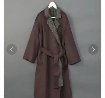 roku 6 더블 리버 가운 코트 34 사이즈