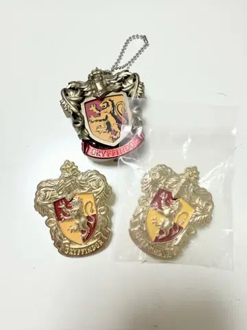 그리핀도르 문장 스트랩 배지 세트