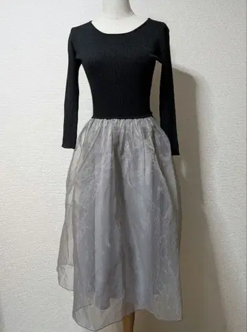 [ 새상품급 ] 셀렉샵 새틴튤 도킹 원피스