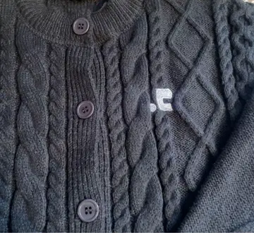 rest&recReation 니트 가디건 다크 그레이