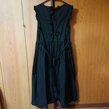 핑크하우스 피코 프릴 리본 원피스