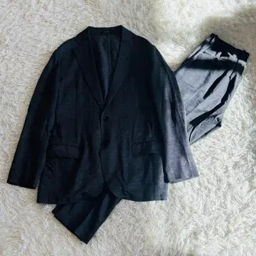 매킨토시 런던 수트 셋업 저지 앤컨 M 린넨