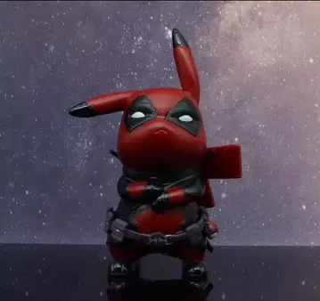 [ 미개봉 새상품 ] 피카츄 x 데드풀 피규어 marvel 포켓몬