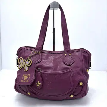 레어 새상품급 ANNA SUI 가죽 백 안나수이 핸드백 천연 가죽