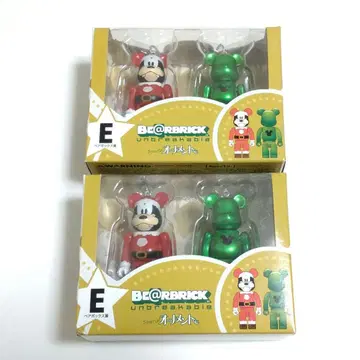 [ 미개봉 ] 디즈니 오너먼트 복권 베어브릭 구피 2개 세트