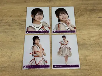 노기자카46 생사진 비리야니 세토구치 신츠키 봉입 4종 컴프