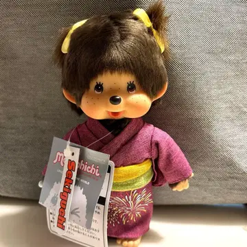 새상품 2016년 출시 불꽃놀이 유카타 몽치치 monchhichi 017