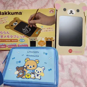 리락쿠마 다라란 전자 메모 태블릿 파우치 산엑스