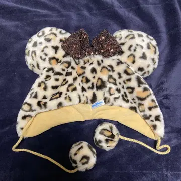 디즈니 디즈니씨 팬캡 레오파드 무늬