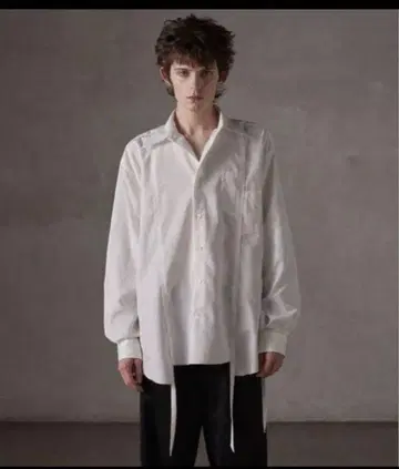 GRANCY 데미지 도킹 디자인 셔츠