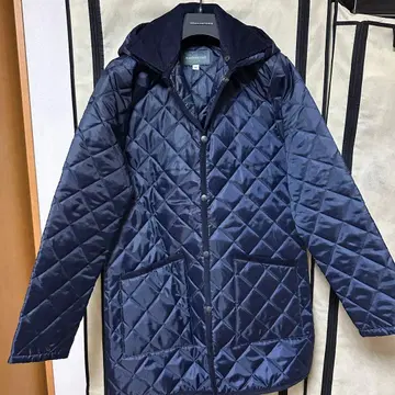 [ 미사용 새상품 ] 오켄콜 네이비 퀼팅 자켓 38