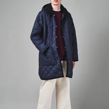 오켄콜 후드 부착 퀼팅 자켓 38