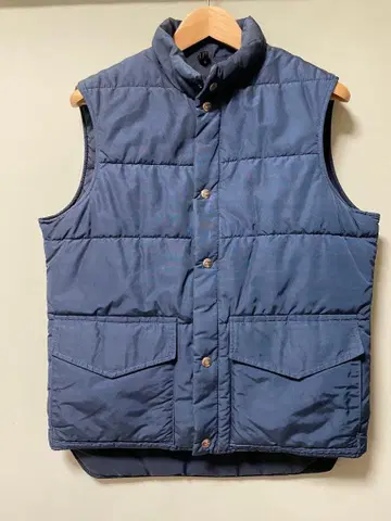 울리치 다운 베스트 네이비 M 사이즈 70s