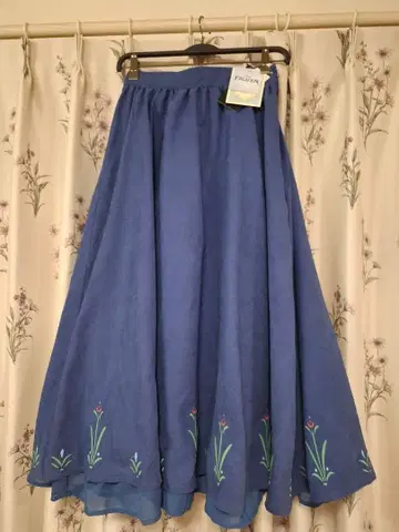 프로즌 블루 플레어 스커트 M