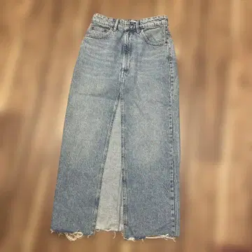 ZARA 데님 슬릿 롱 스커트 EU 36