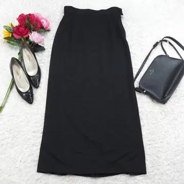 G9573*토쿠코 프리미어볼 맥시 길이 롱 스커트 블랙 9