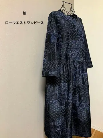 기모노 리메이크 로우웨스트 원피스