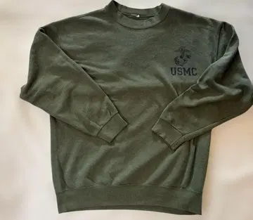 USMC 미군 미국 해병대 밀리터리 맨투맨 올리브 그린